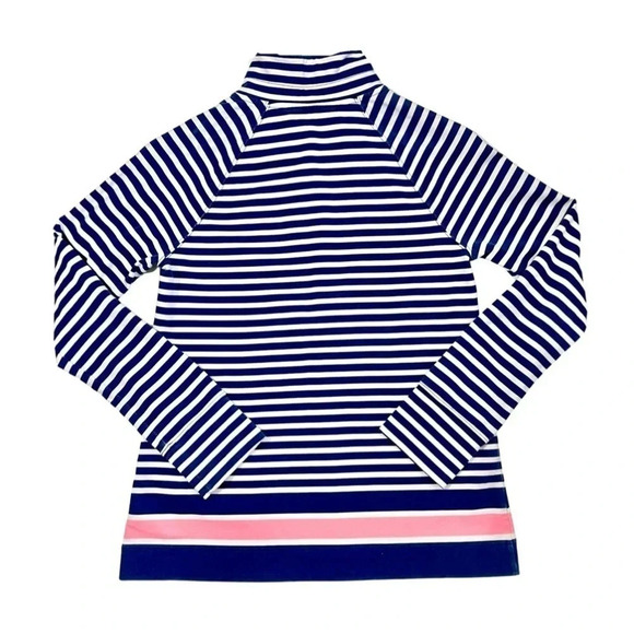 Lilly Pulitzer 1/2 Zip Skipper Striped Pullover - Picture 4 of 4